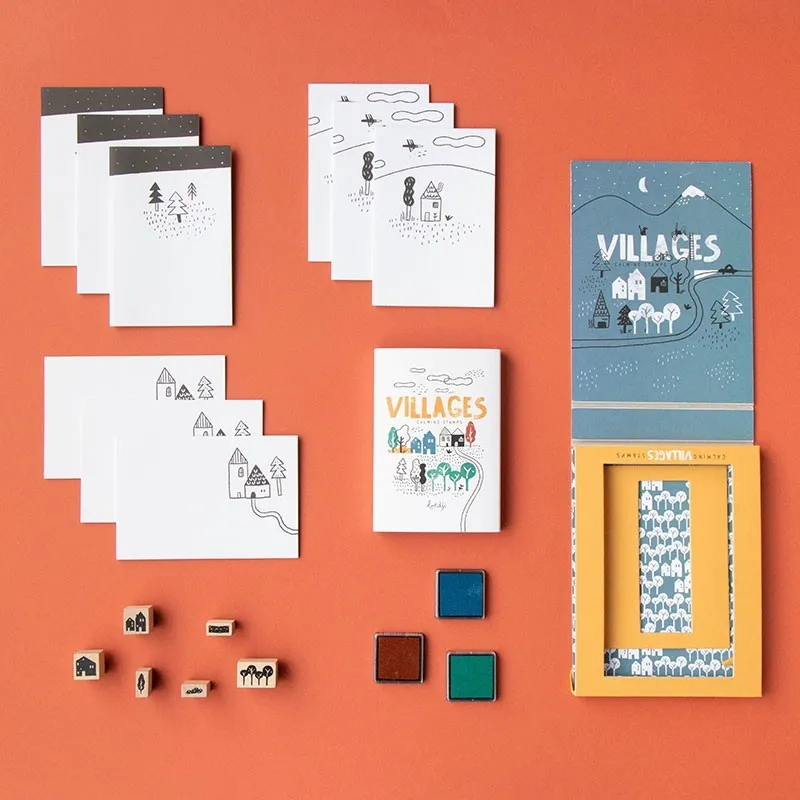Londji-Loisirs créatifs-Activity - VILLAGES Calm Stamps (3).webp