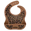 bavoir-silicone-caramel-leopard.webp