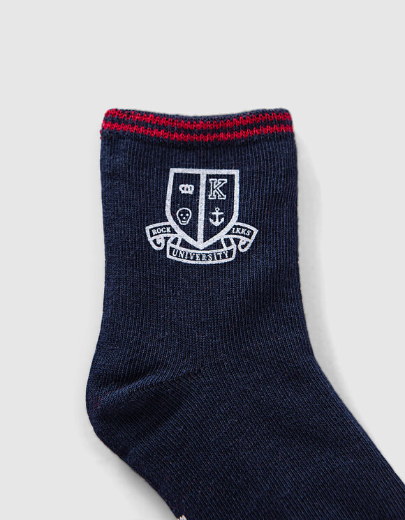 IKKS-CHAUSSETTES NAVY_ ROUGE ET BLANC CASSE BEBE GARCON -XT93001-48_2.jpg