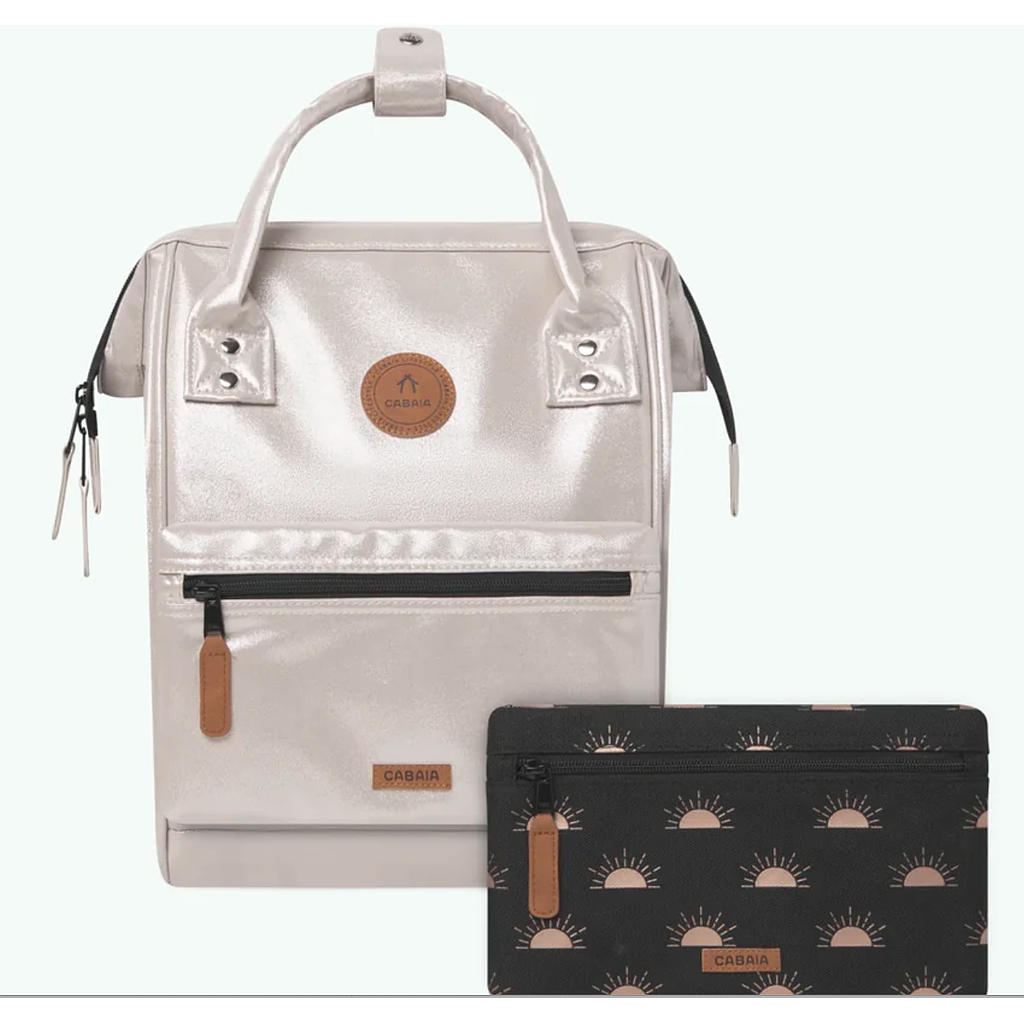 [CABHONOLULU] Sac à dos Cabaia avec deux pochettes interchangeables "Honolulu" taille S