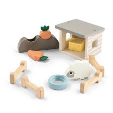 Set de jeu en bois, maison de Sheepy - tiny farm