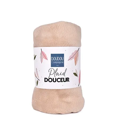 Plaid douceur 70x100 cm - beige