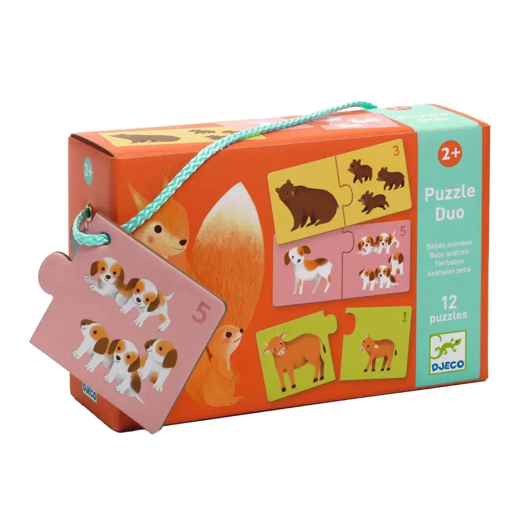 Puzzle Duo "Bébés animaux"