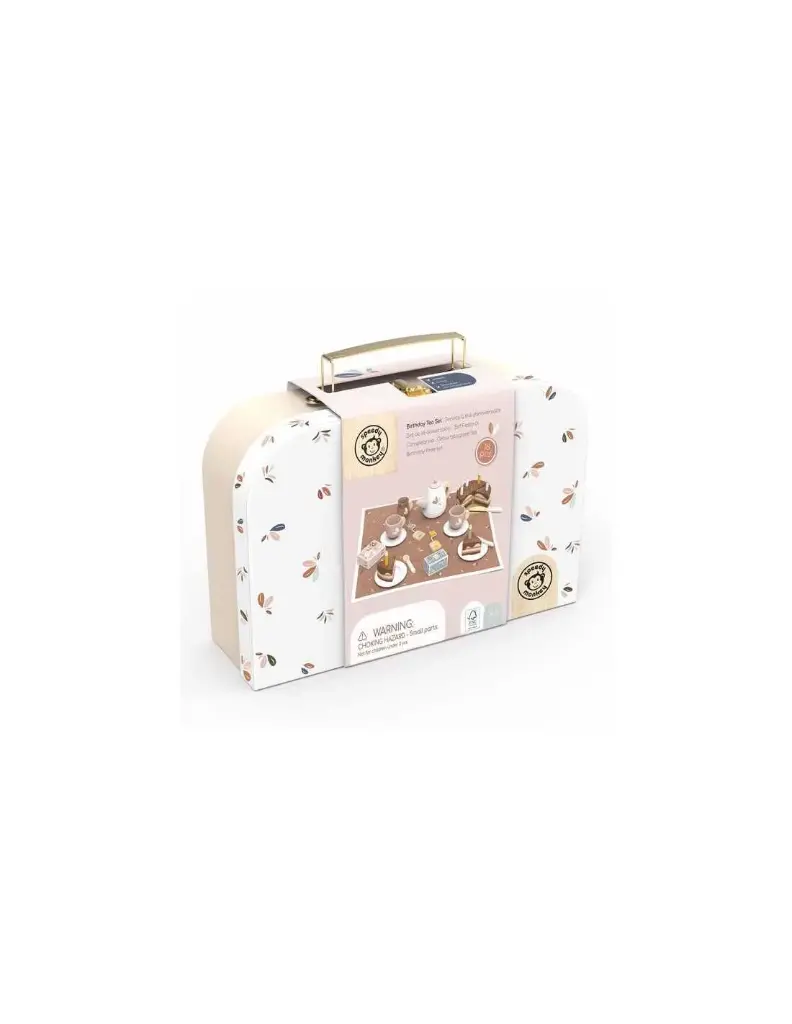 Service à thé d'anniversaire 