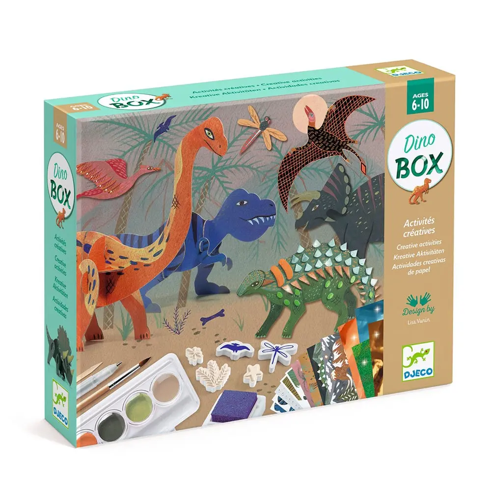 Coffret d'activités créatives "Dinosaures"
