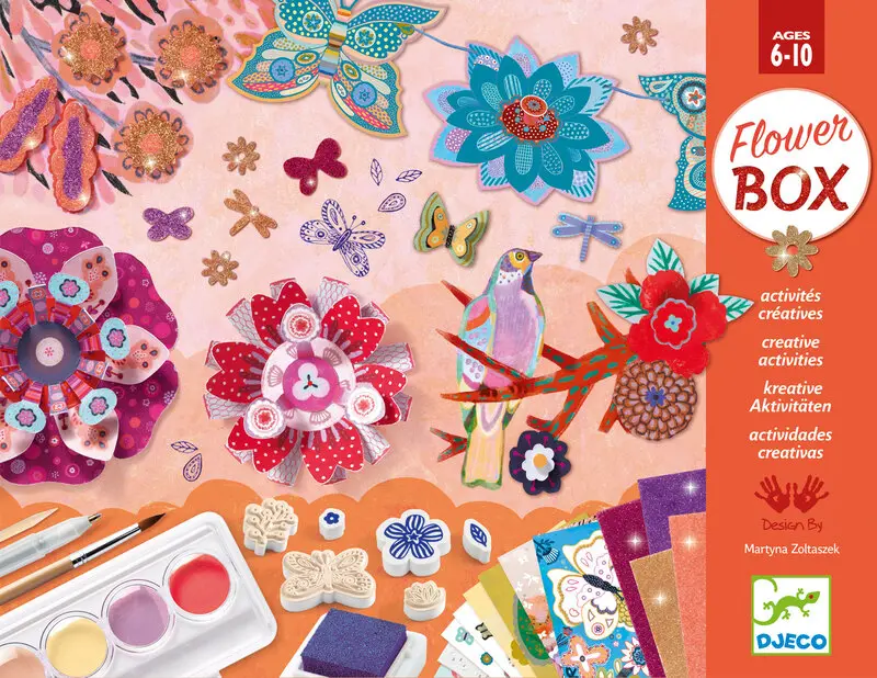 Coffret d'activités créatives "Jardin de fleurs"