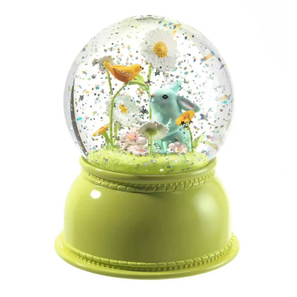 Veilleuse boule à neige - Lapin