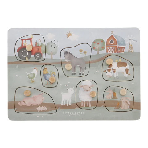 Puzzle sonore "La petite ferme" 
