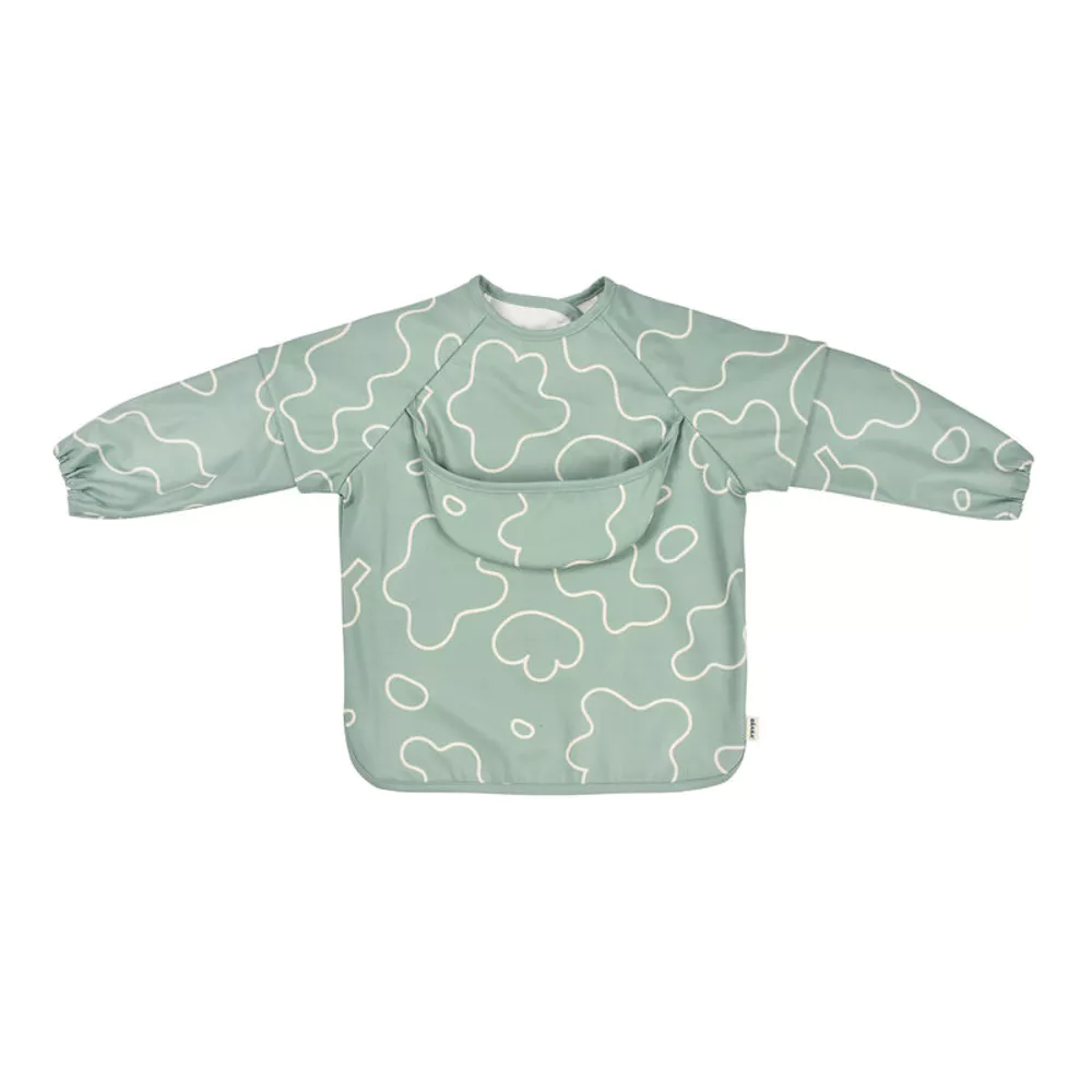 Bavoir à manches évolutif 2 en1 