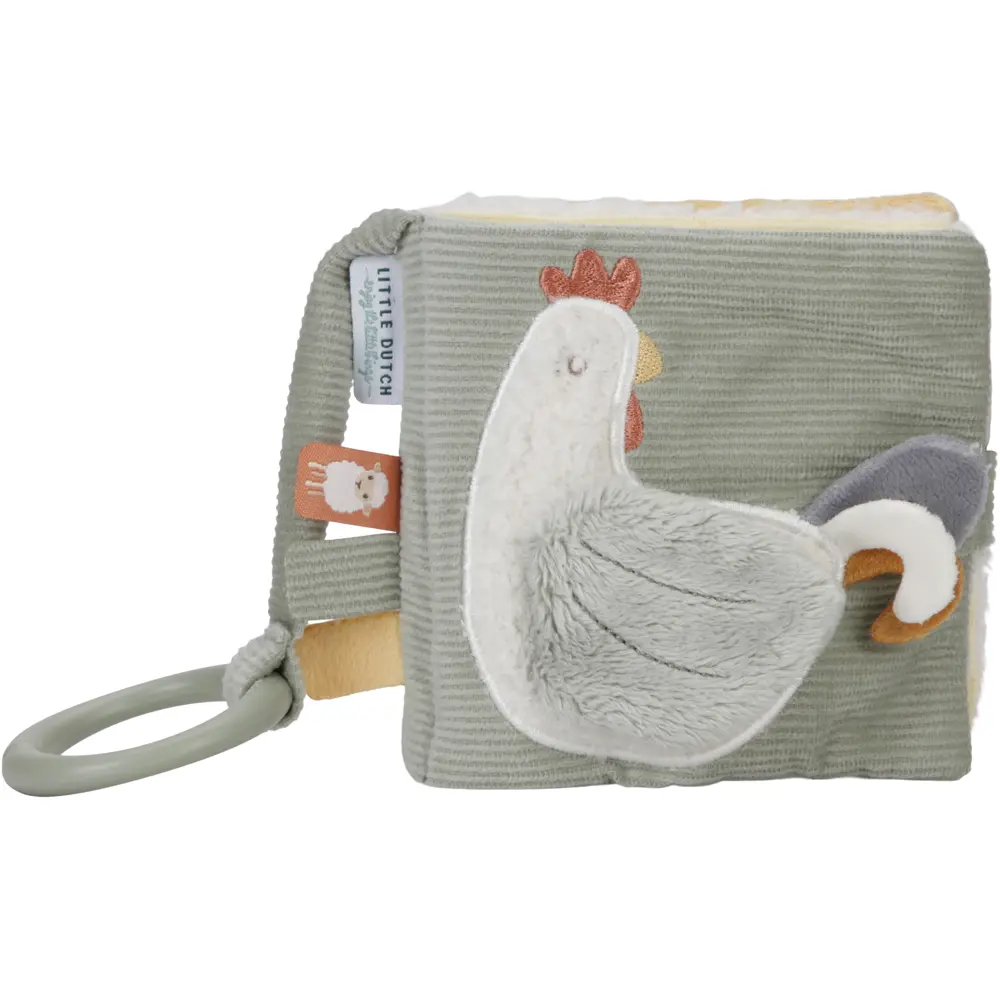 [LITLD8819] Livre en tissu pour poussette "Little Farm"