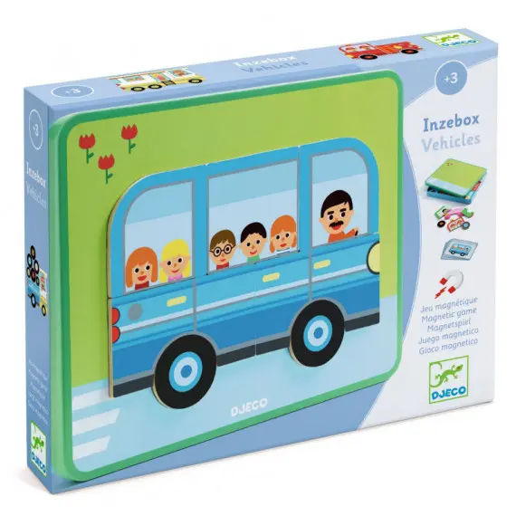 Jeu magnétique Inzebox "Vehicles"