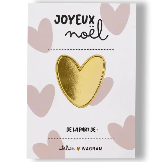 Pin's "Joyeux Noël" - Gold