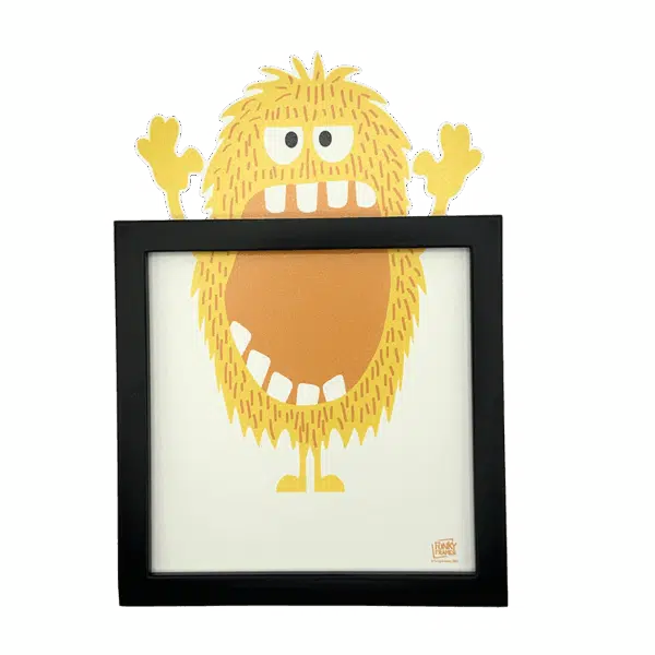 Carte décoration murale "Yell-Oh"   