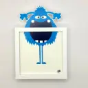 Carte décoration murale "Blue Dabedidabeda"    