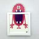 Carte décoration murale "Pinky-Winky"     