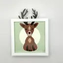 Carte décoration murale "Le Cerf"      