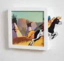 Carte décoration murale "Le saut"    