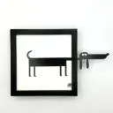 Carte décoration murale "Le Teckel"        