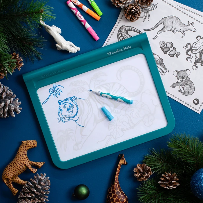 Tablette lumineuse "Tout Autour du Monde" Kidywolf X Moulin Roty