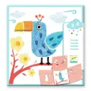 Coloriage 3 pochoirs pour une image