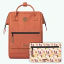 Sac à dos Cabaia avec deux pochettes interchangeables "Tanta" taille L