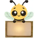 Lampe personnalisable "Abeille"