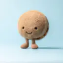 Peluche macaron "Amuseables Mona Macaron (chocolate)"