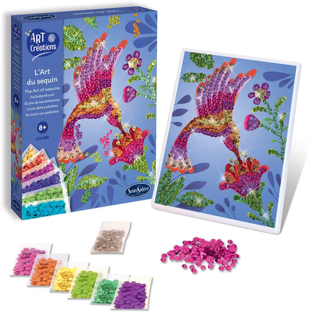 L'art du sequin "Colibri"