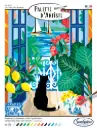 Palette d'artiste peinture aux numéros "Le chat à la fenêtre"