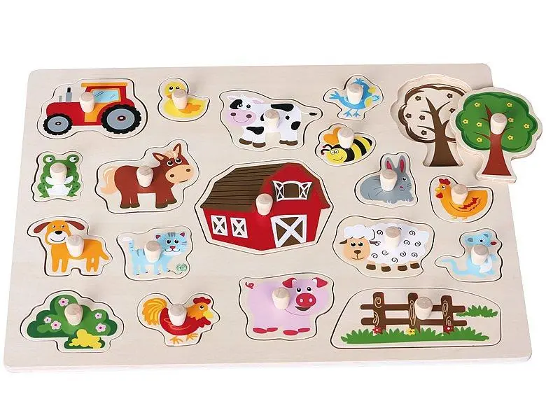 Puzzle à encastrement "Ferme"