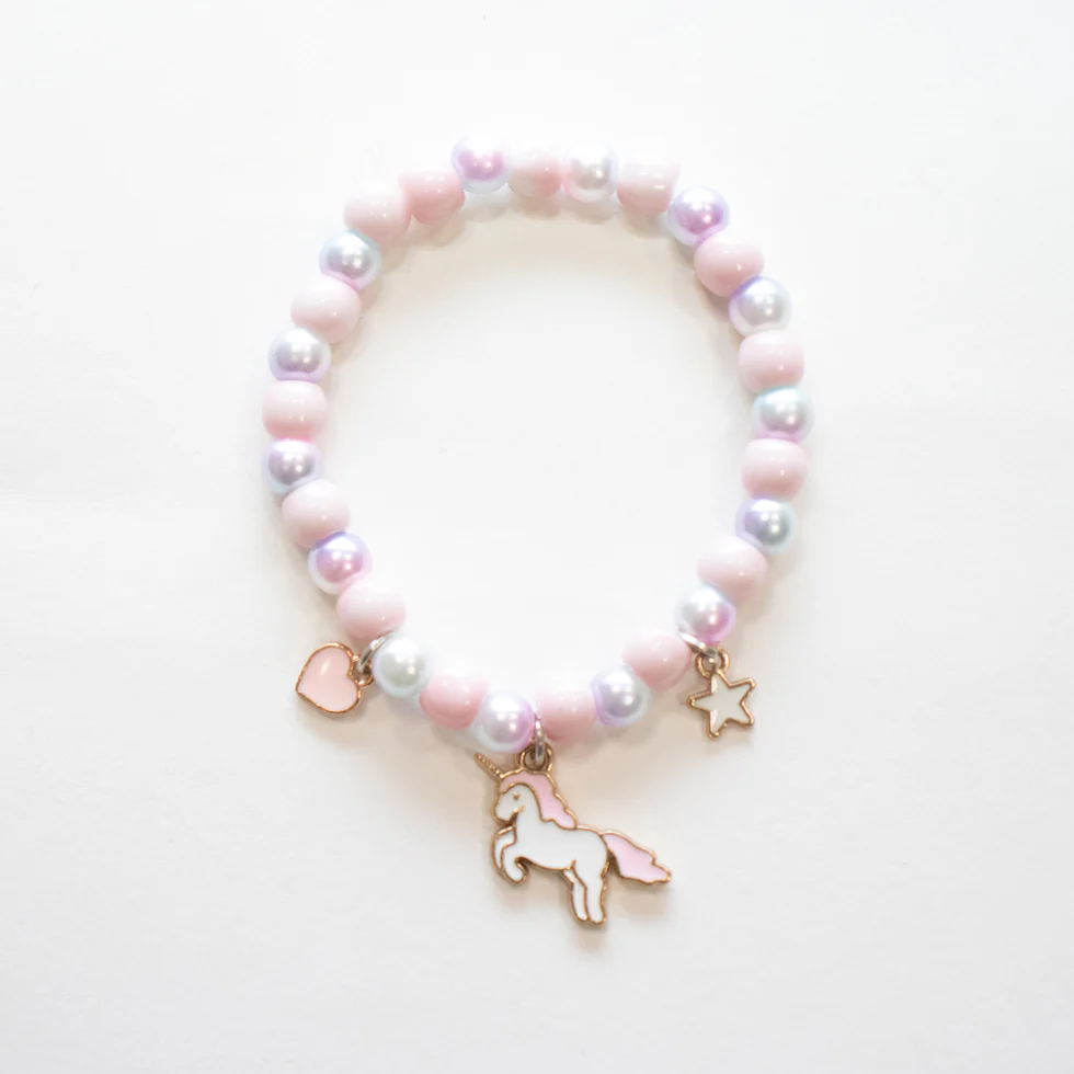 Bracelet en perles "Licorne"