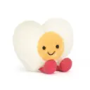 Peluche oeuf coeur "Amuseables Heart Boiled Egg