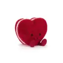 Peluche coeur macaron "Amuseables Colette Heart Macaron (Red)"