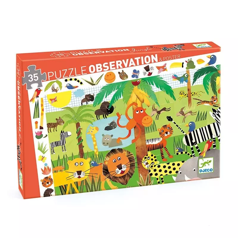 Puzzle Observation "Jungle" 35 pces