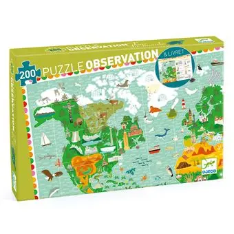 Puzzle Observation "Tour du monde" (200 pces)