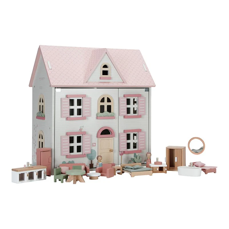 [LITLD7117] Maison de poupée avec accessoires