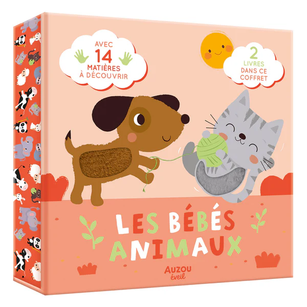 Coffret "Les bébés animaux" avec 2 livres