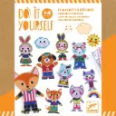 Magnets à décorer "Funky family"