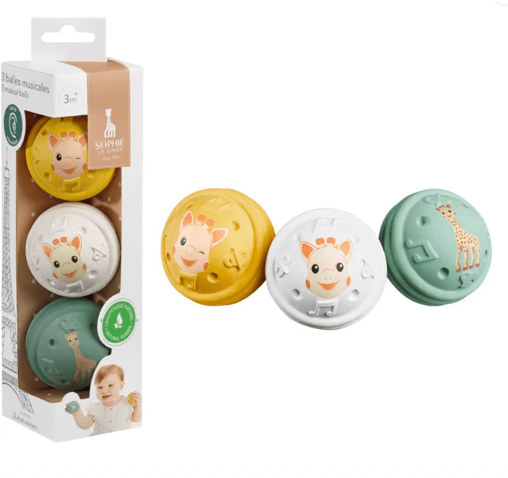 Set de 3 balles musicales