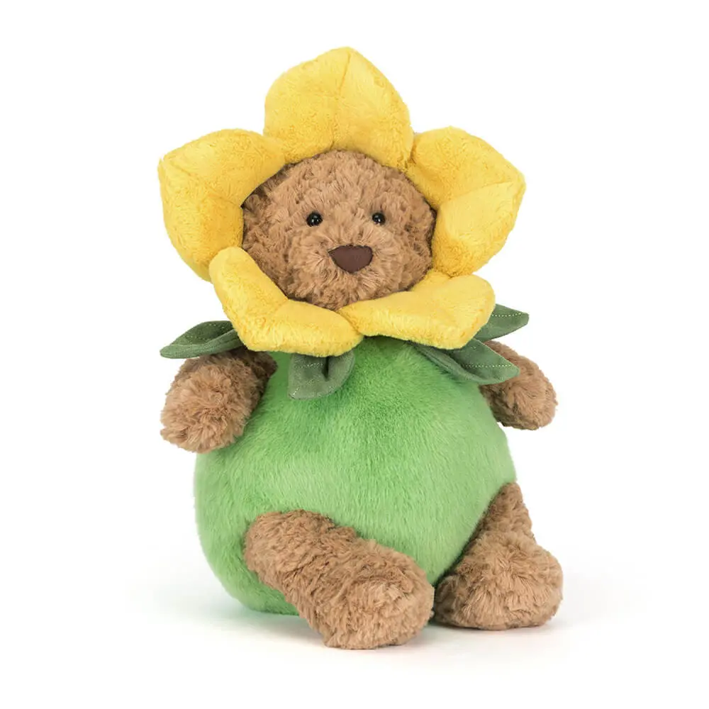 Peluche ours "Bartholomew Bear Daffodil Outfit"