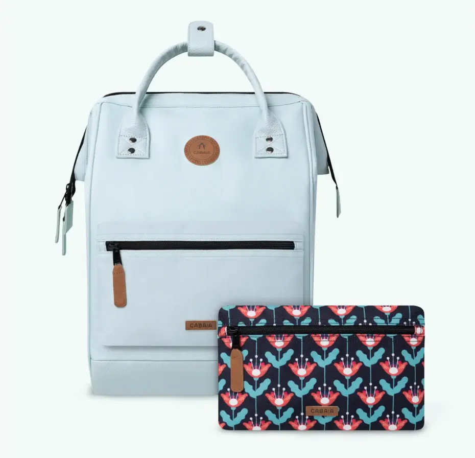 [CABPUNTARENAS] Sac à dos Cabaia avec deux pochettes interchangeables "Puntarenas" taille M