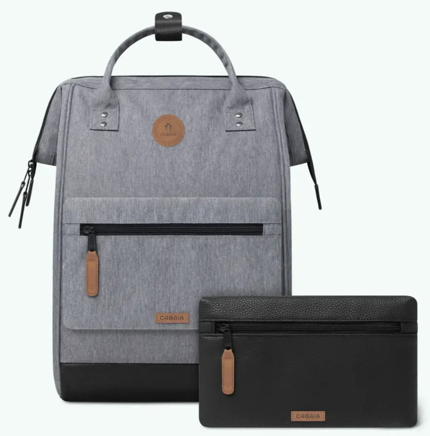 [CABGETARIA] Sac à dos Cabaia avec deux pochettes interchangeables "Getaria" taille L