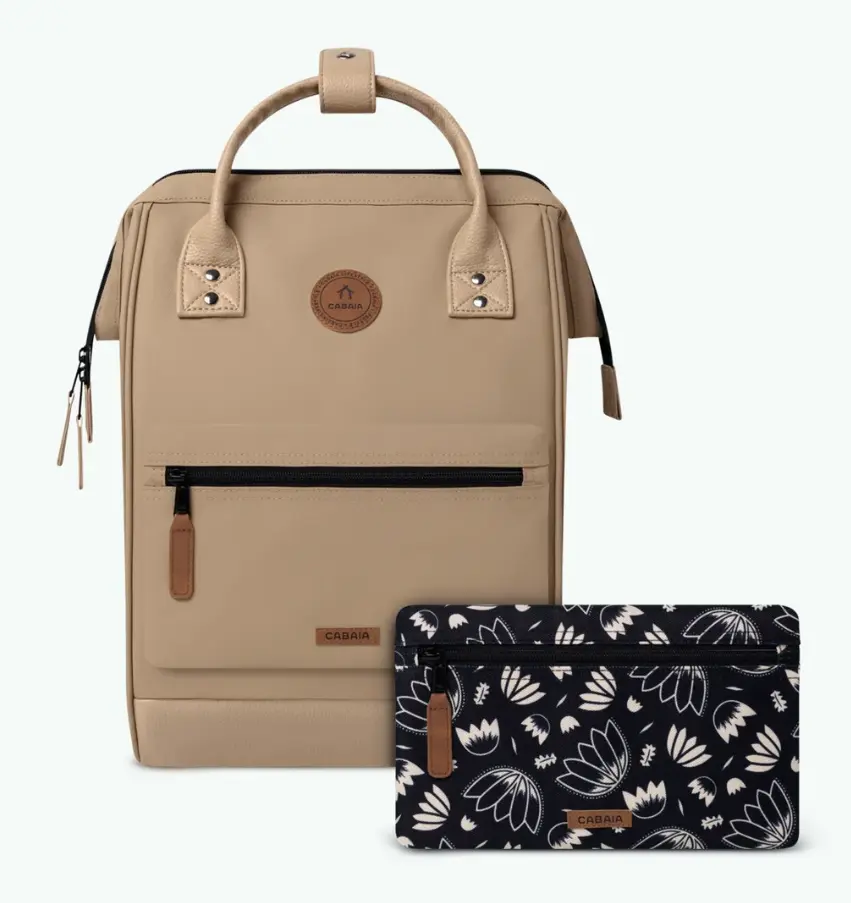 [CABFORTALEZA] Sac à dos Cabaia avec deux pochettes interchangeables "Fortaleza" taille M