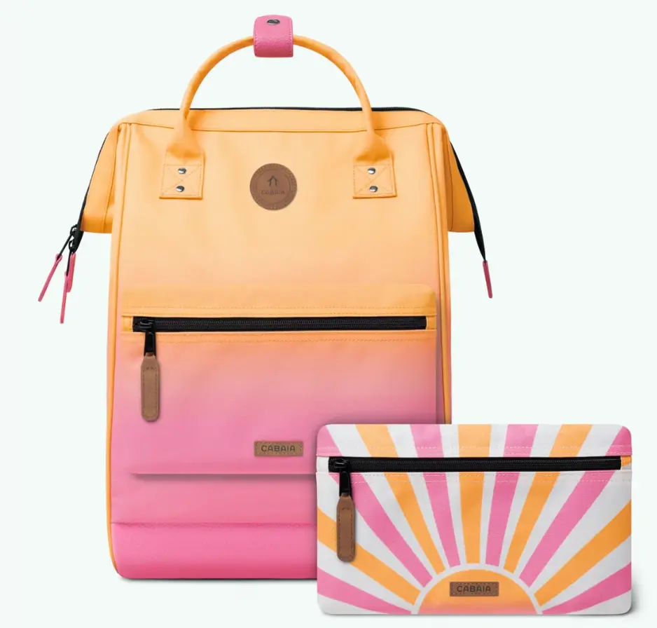 Sac à dos Cabaia avec deux pochettes interchangeables "Cabourg" taille L