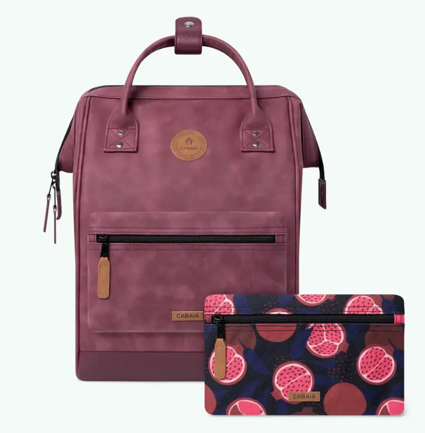 Sac à dos Cabaia avec deux pochettes interchangeables "Dehli" taille M 