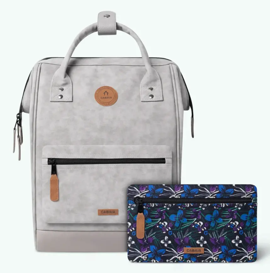 [CABREIMS] Sac à dos Cabaia avec deux pochettes interchangeables "Reims" taille M  