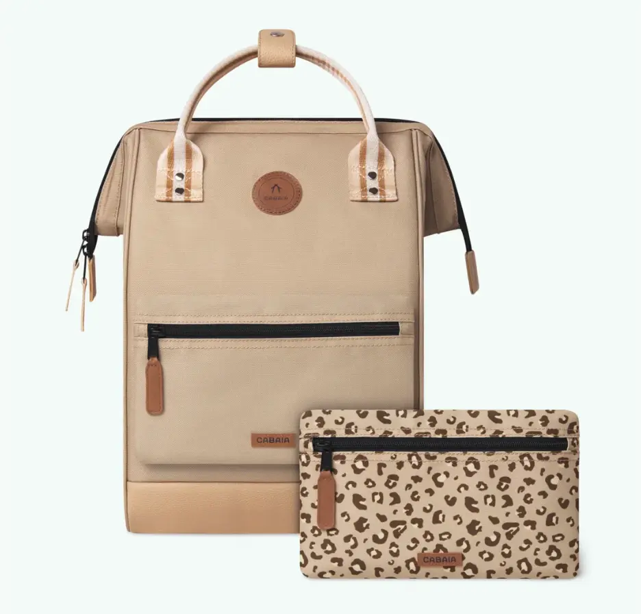 Sac à dos Cabaia avec deux pochettes interchangeables "Lobito" taille M   