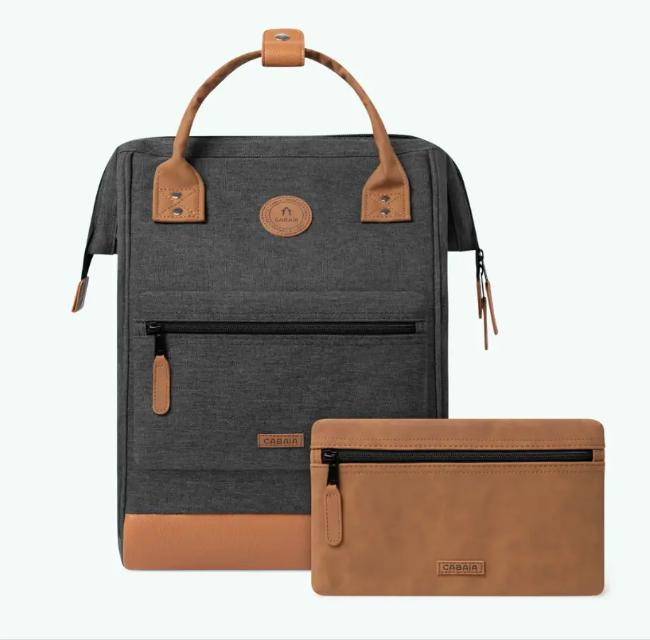 Sac à dos Cabaia avec deux pochettes interchangeables "London" taille M    