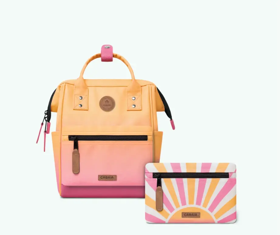 [CABCABOURG] Sac à dos Cabaia avec deux pochettes interchangeables "Cabourg" taille XS  