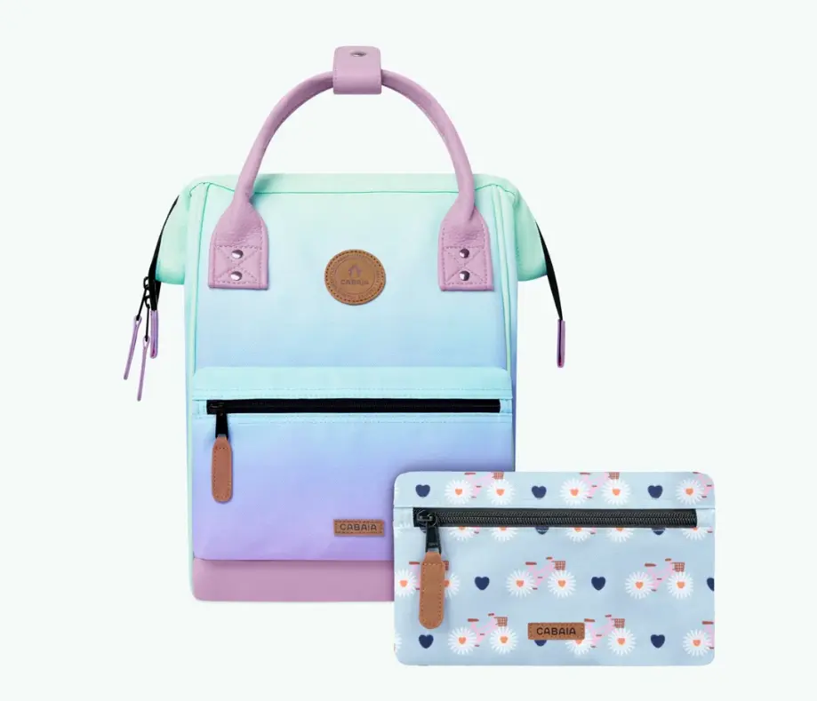 Sac à dos Cabaia avec deux pochettes interchangeables "Mykonos" taille S 